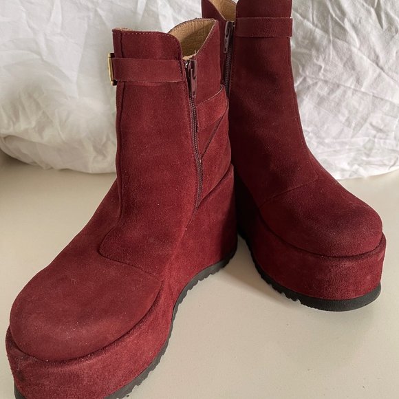 Free People Simone Wedge Boots By In Bone - 56% Off  Free People Platform Wedge Ankle Boots